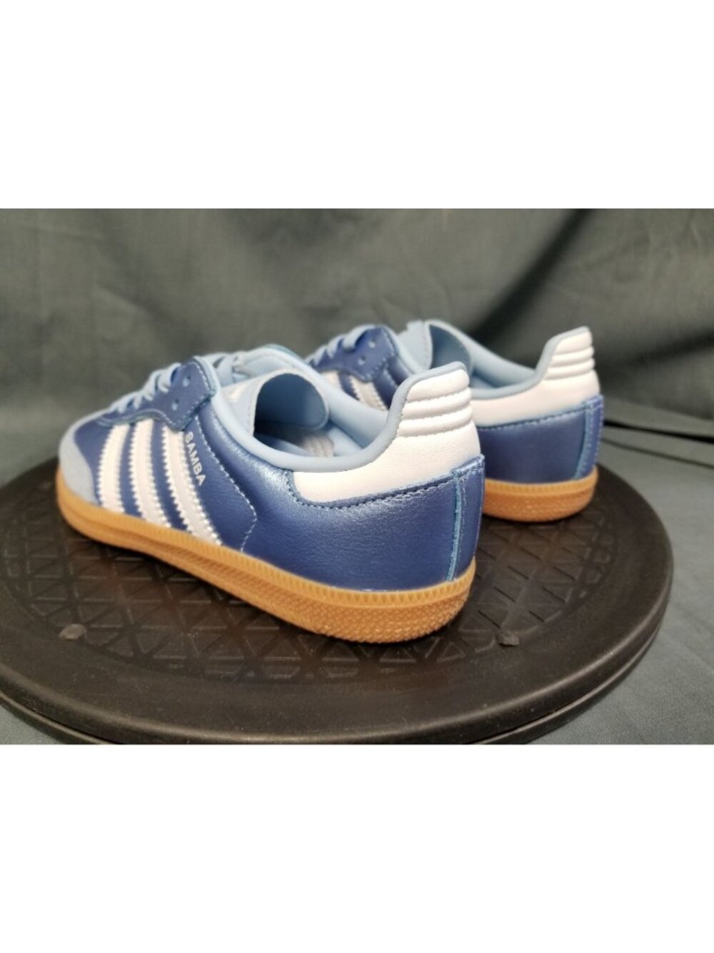 Adidas Samba OG C (PS) Metallic Blue/White/Gum KK2343 Girls Size 11 NEW IN BOX - Picture 6 of 11